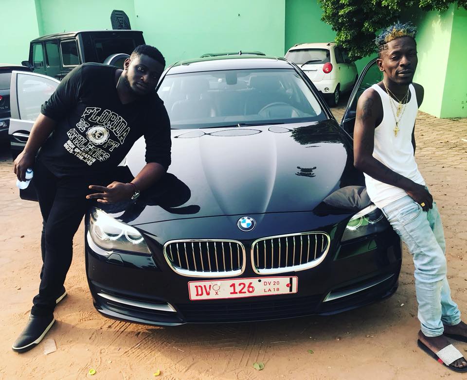 Shatta Wale buys Julio Cyriaano Olympio his manager a brand new BMW 5series